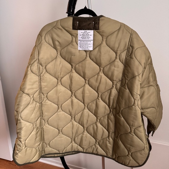 The Frankie Shop Green Teddy Quilted Jacket - Picture 3 of 4